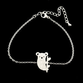 Chain Stainless Steel Women Men Koala Bracelet